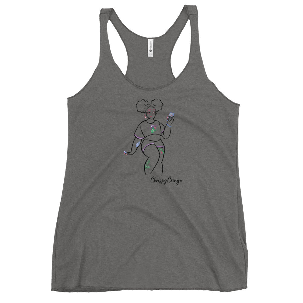 Women's Racerback ChrispyCringe Tank