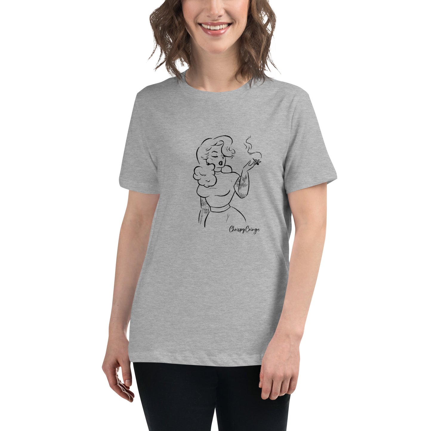 Women's Relaxed ChrispyCringe Cannababe T-Shirt