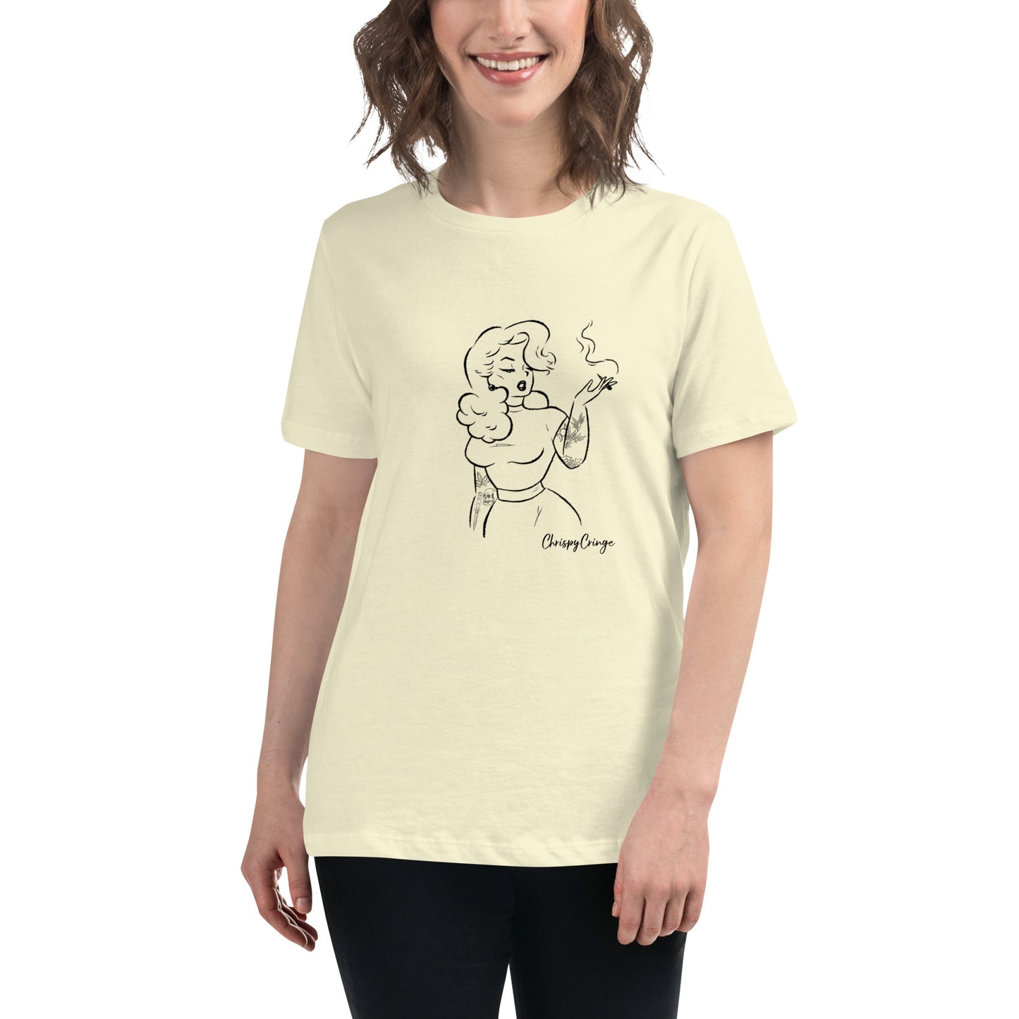 Women's Relaxed ChrispyCringe Cannababe T-Shirt