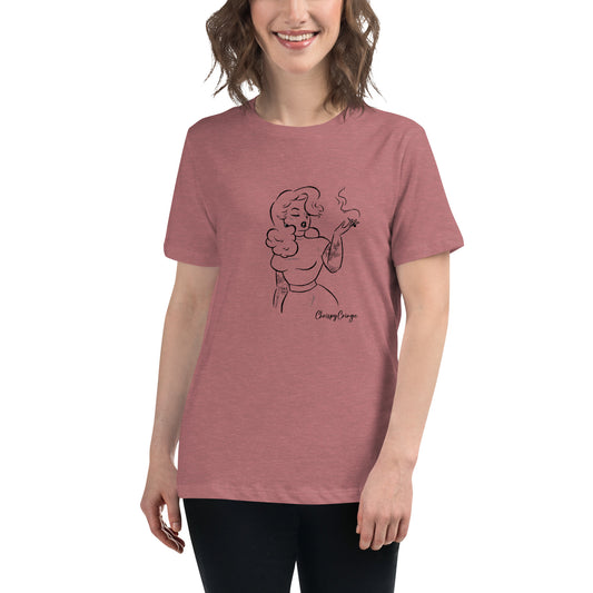 Women's Relaxed ChrispyCringe Cannababe T-Shirt