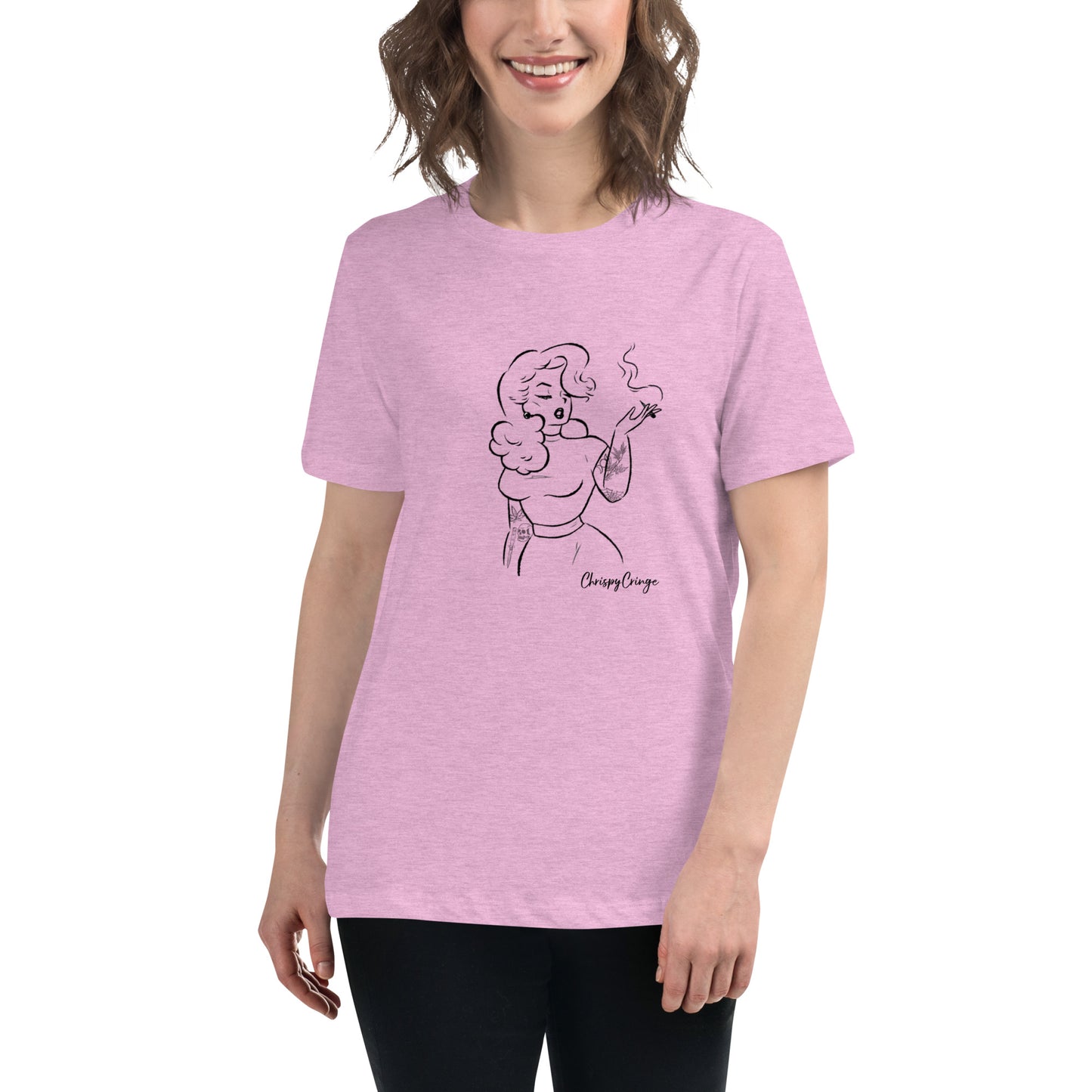 Women's Relaxed ChrispyCringe Cannababe T-Shirt