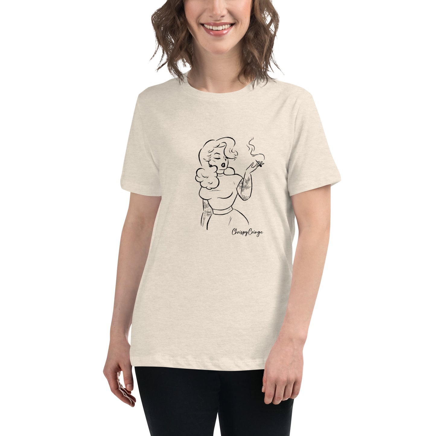 Women's Relaxed ChrispyCringe Cannababe T-Shirt