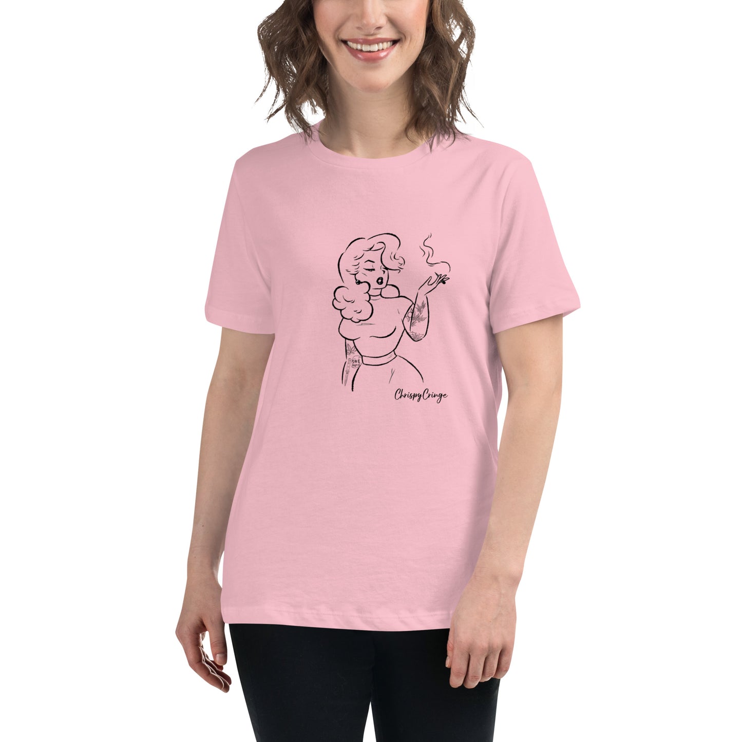 Women's Relaxed ChrispyCringe Cannababe T-Shirt